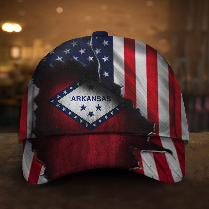 Arkansas American Flag Hat Arkansas Ideas Patriotic Merchandise Gifts For Stepdad