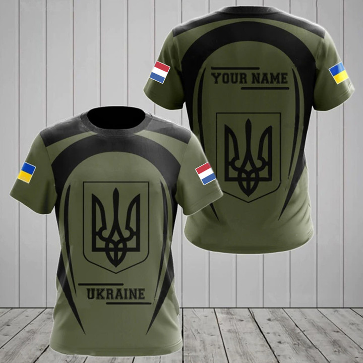 Netherlands Stand With Ukraine Shirt Personalized