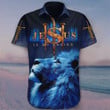 Lion Jesus Is My Savior Hawaiian Shirt Unique Cool Christian Shirt Apparel For Men Gift