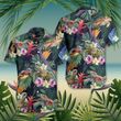 Sea Turtle Hawaiian Shirt Bromeliad Flower Tropical Shirt Mens Womens