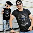 Thin Blue Line Legend And Legacy Dad And Son Matching Shirt