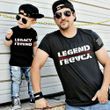 Thin Red Line Legend Legacy Father And Son Matching Shirt