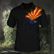 Arizona Polo Shirt Mens State Of Arizona Clothing Golf Shirt Patriotic Apparel