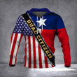 Texas Hoodie Dual Citizen Texas American Flag Hoodie Proud Texan Patriotic Apparel