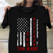 22 Is 22 Too Many Veterans Shirt Vintage US Flag T-Shirt Military Retirement Gifts Air Force