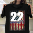22 A Day Never Forgotten Never Alone Shirt American Veterans T-Shirt Gifts For Retired Marines