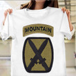 Army 10th Mountain Division Shirt Military Veteran Honor T-Shirt Veterans Day Gift Ideas