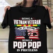Being A Vietnam Veteran Is A Honor Shirt Proud Served Military T-Shirt Vietnam Veteran Gift