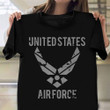Air Force US Veterans Shirt Vintage Tee Military Retirement Gifts Air Force