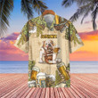 Bulldog And Beer October Hawaiian Shirt Vintage Beach Shirt Presents For Beer Lovers