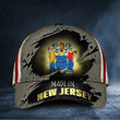 Made In New Jersey Hat Vintage New Jersey Flag Cap Unique Gifts For Friends