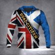 Scotland And UK Flag Dual Citizen Hoodie Proud Scottish Britain Patriotic Hoodie Gift