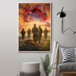 God Bless New Zealand's Heroes Soldiers Poster Patriotic Honor Veterans Remembrance Day Decorz