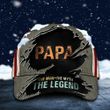 Papa The Man The Myth The Legend Hat US Flag Cap Christmas Ideas For Dad 2021