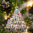 Elephant Light Christmas Tree Ornament Happy Christmas Holidays Decor Elephant Lovers Gifts
