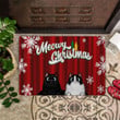 Meowy Christmas Doormat Cute Cat Indoor Mats For Home Christmas Gifts For Cat Lovers