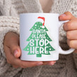 Santa Please Stop Here Mug Funny Christmas Coffee Mugs Christmas Presents For Best Friends