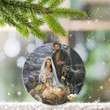 Turtle Witness Jesus Savior Is Born Christmas Ornament Hanger Christian Christmas Decorations