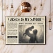 Jesus Is My Savior Poster Be Still ANd Know That I Am God Christian Poster For Home Decor