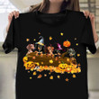 Dachshund Pumpkin Halloween T-Shirt Dog Graphic Tee Cute Halloween Shirt Gift For Adults