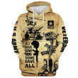 US Army Veteran Hoodie All Gave Some Some Gave All Army Veteran Clothing Patriotic Gift For Vet