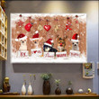 Chihuahua Joy Love Peace Believe Christmas Poster Cute Christmas Room Decor Gift