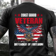 Coast Guard Veteran Defender Of Freedom Shirt Military Clothing Patriotic Gifts For Veterans