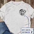Customized Dog Foot Shirt Dog Owners Ideas T-Shirt Personalized Gifts For Him