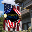 Stop War American Flag Pray Peace For World Peace No War In Ukraine Flag