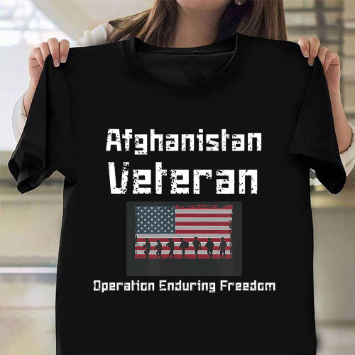 Afghanistan Veteran Operation Enduring Freedom Shirt Pride US Army T-Shirt Veterans Day Gifts