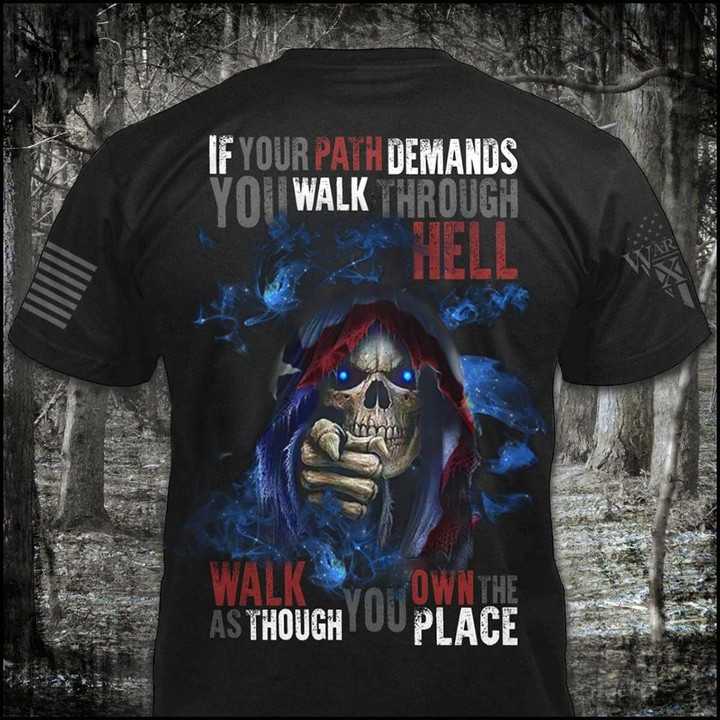 Skull Texas If You Path Demands Hawaiian Shirts