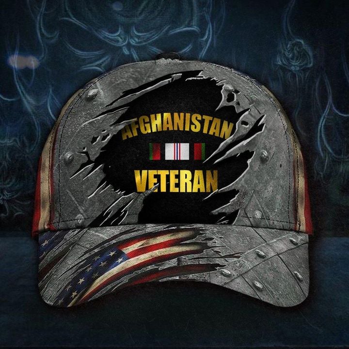 Afghanistan Veteran Hat American Flag Cap Patriotic Gifts For Veterans