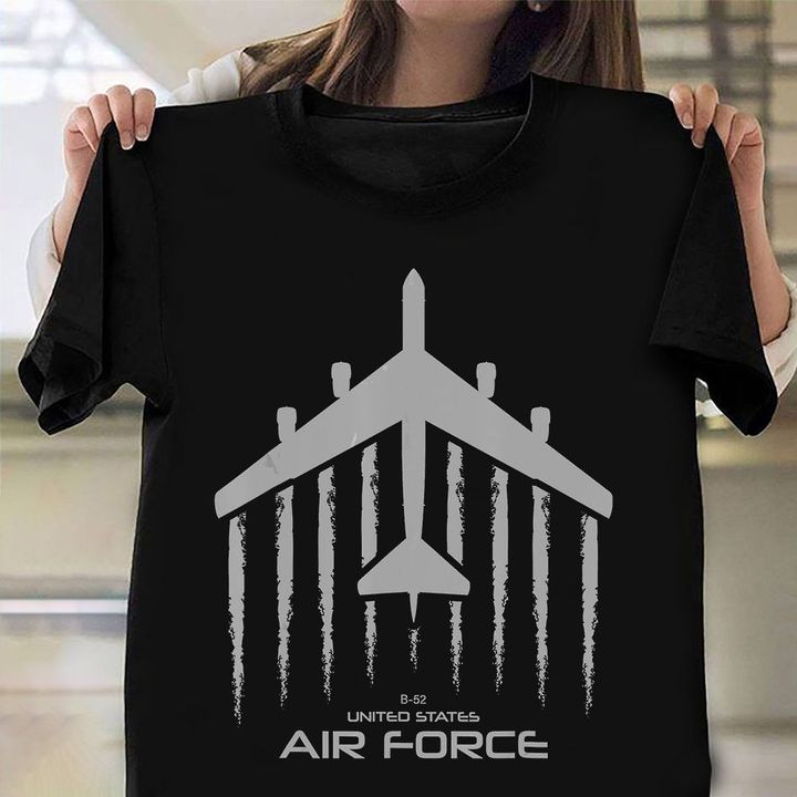 Air Force B-52 Bomber Shirt American Veteran T-Shirt Gifts For Air Force Veterans