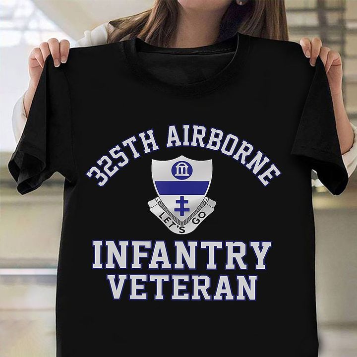 325th Airborne Infantry Regiment Veteran T-Shirt American Honor Army T-Shirt  Patriot Gift