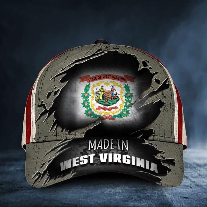 Made In West Virginia Hat State Of West Virginia Cap Patriot Gifts For Him