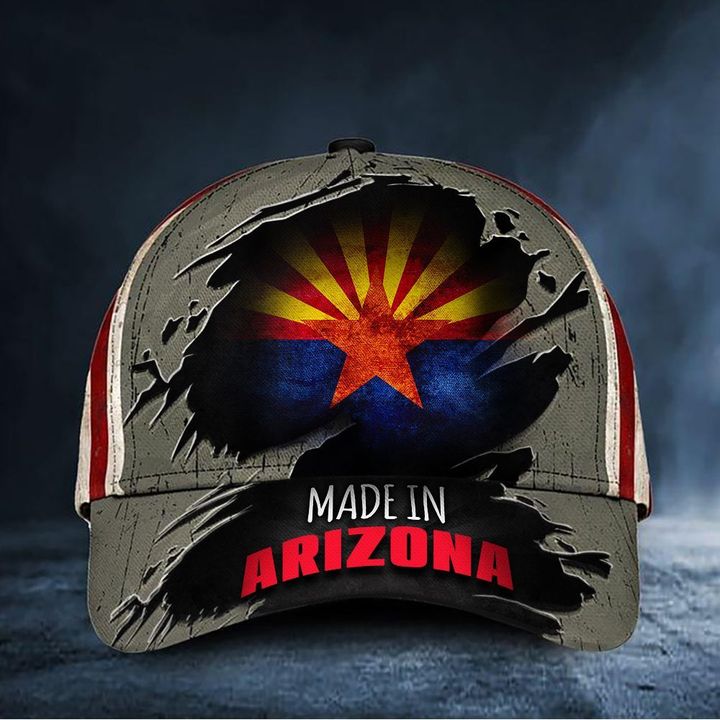 Made In Arizona Hat Patriotic Baseball Cap Pride Arizona Merchandise