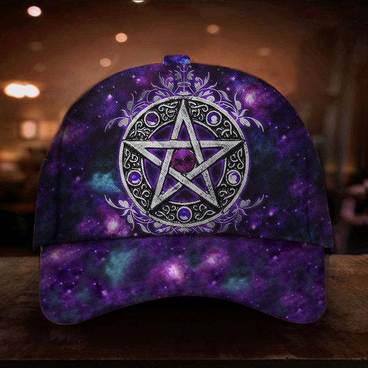 Witchcraft Logo Galaxy Cap Unique Halloween Merch Gift Ideas For Men Women