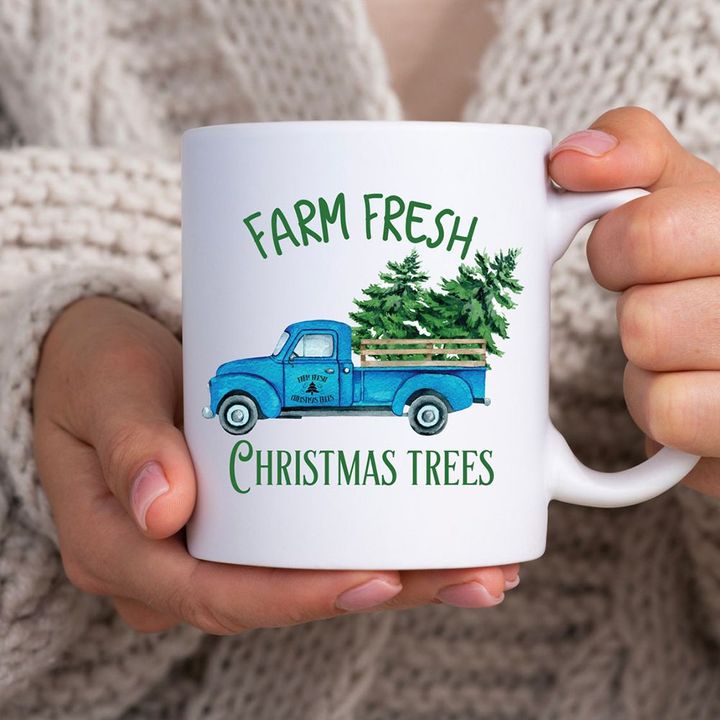 Farm Fresh Christmas Tree Mug Christmas Vacation Cups Family Xmas Gift Ideas