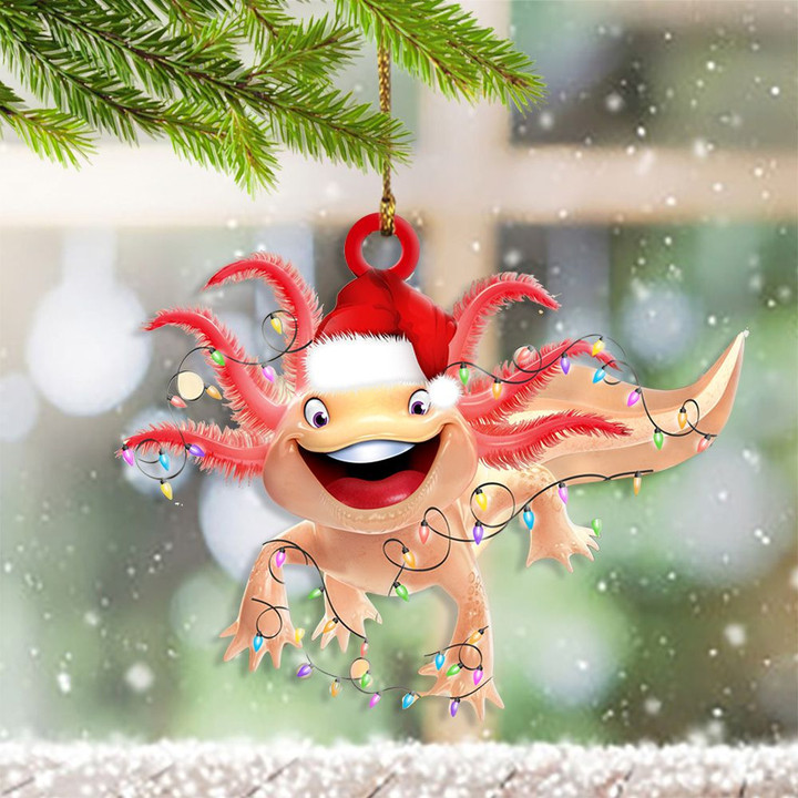 Axolotl Christmas Ornament Funny Christmas Tree Ornaments Best Decorated Christmas Trees