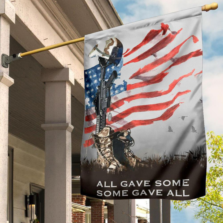 American Veterans All Gave Some Some Gave All Flag Veterans Day Ideas Patriotic Garden Flags