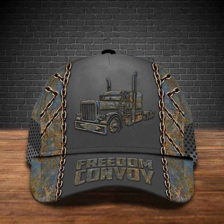 Trucker Freedom Convoy Hat Support For Truck Drivers Freedom 2022 Merch For Mens