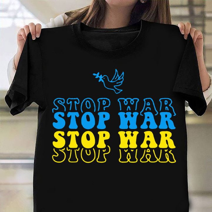 Stop War T-Shirt Pray For Ukraine Shirt