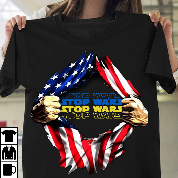 Stop War T-Shirt Stop War Spread Love Shirt