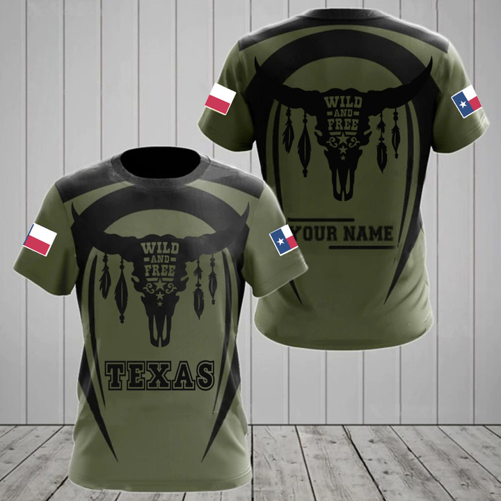 Texan Wide And Free Texas T-Shirt Honor Texan Clothing Proud Of Texas Shirts For Men