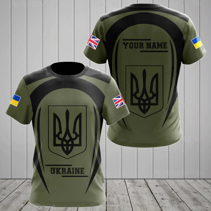 United Kingdom Stand With Ukraine Shirt Personalized