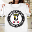 101st Airborne Division Afghanistan Combat Veteran Shirt Proud Veteran American T-Shirts Gifts