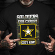 Soldiers For Christ God's Army Shirt Proud Military Veteran T-Shirt Christian Gifts For Him