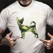 Military Chihuahua Camo Print Pup Veteran T-Shirt Veterans Day Gifts For Boyfriend