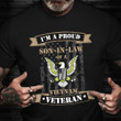 I'm A Proud Son-In-Law Of A Vietnam Veteran Shirt Vintage US Flag T-Shirt Veterans Day Presents