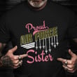 Proud Air Force Sister T-Shirt Veteran Air Force Patriotic Shirts Veteran Day Ideas Gift Sister